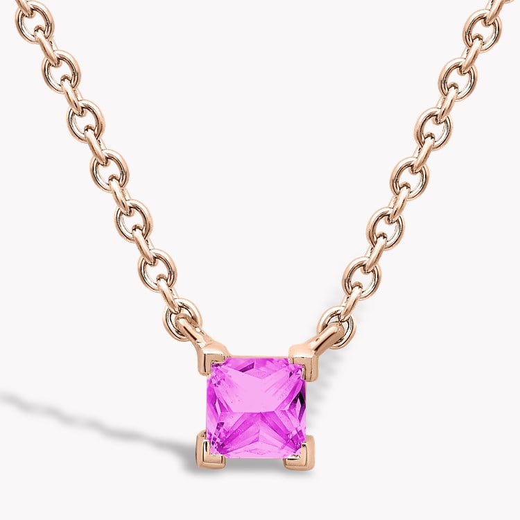 Pink Sapphire Necklace - Jewelry by Cari