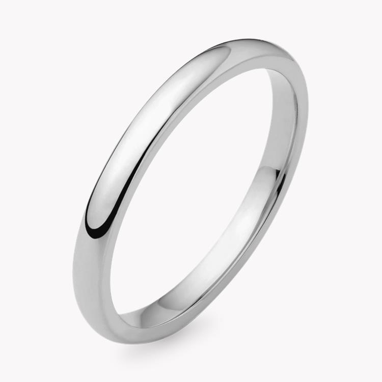 Court shaped on sale wedding band