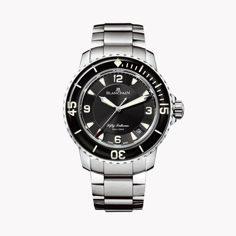 Blancpain Fifty Fathoms 45mm, Black Dial, Arabic/Baton Numerals_1