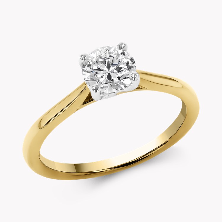 Gaia 0.70ct Diamond Solitaire Ring Brilliant cut, Claw set_1