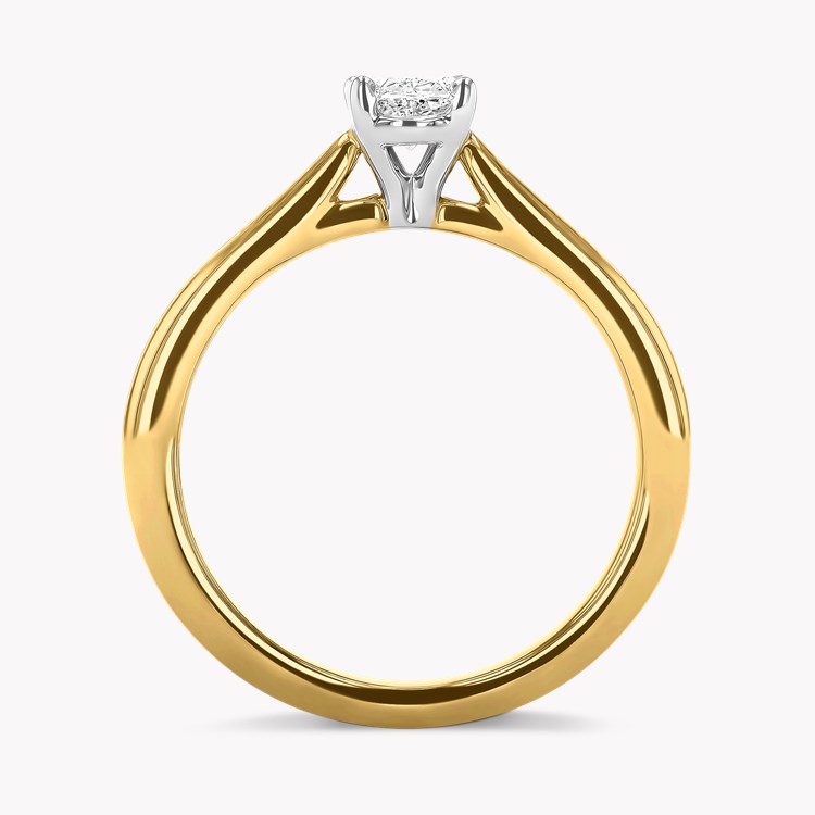 Classic 0.50ct Oval Diamond Solitaire Ring Oval Cut, Claw Set_3