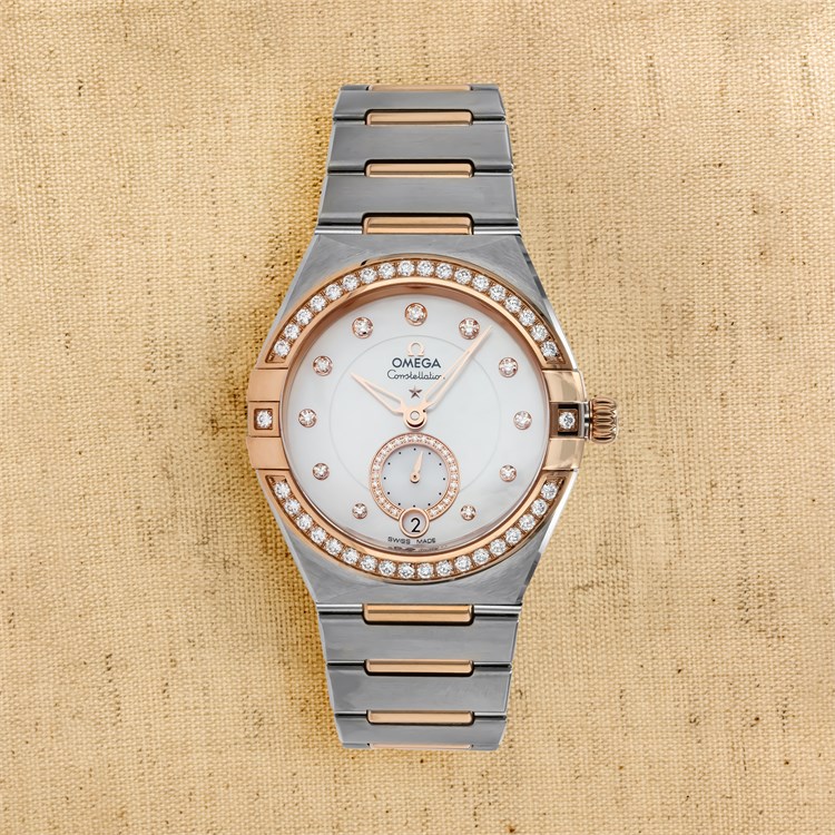 Pre-Owned OMEGA Constellation Small Seconds 34mm, Mother of Pearl Dial, Diamond Numerals_1