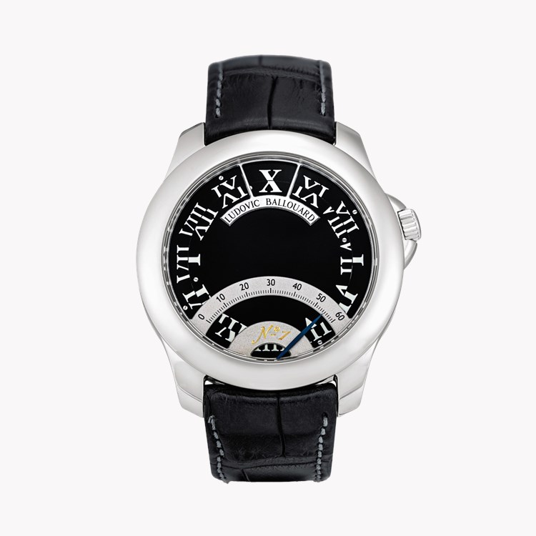 Ludovic Ballouard Half Time 41mm, Black Dial, Roman Numerals_1