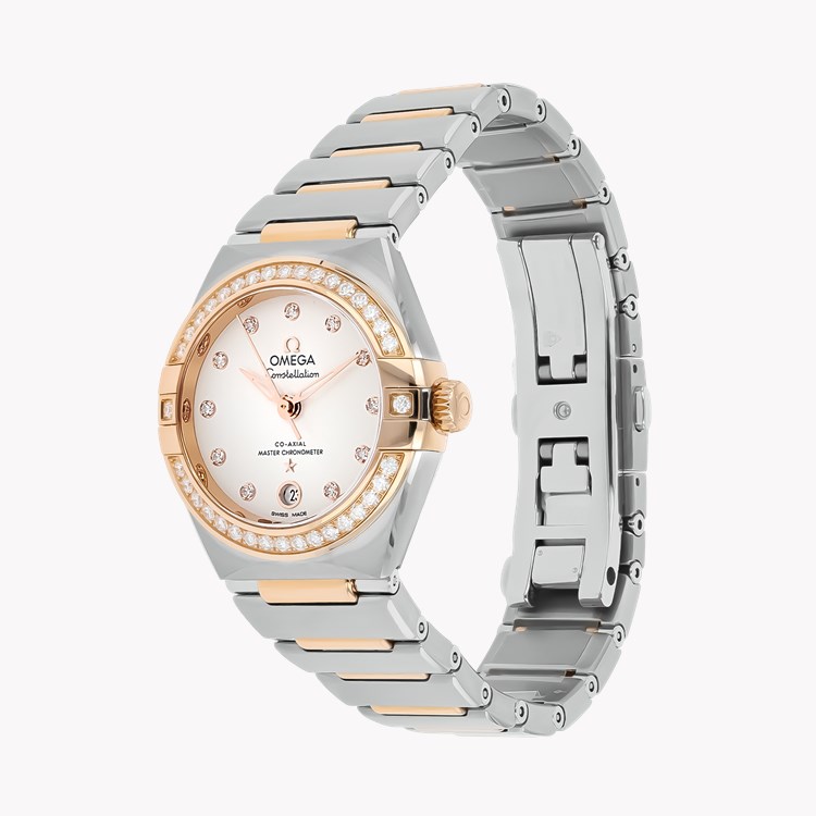 OMEGA Constellation 29mm, Silver Dial, Diamond Set Numerals_2