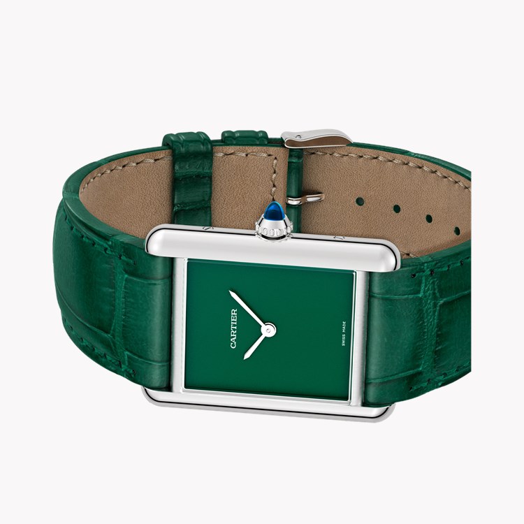 Cartier Tank Must 33.7mm, Green Dial_2