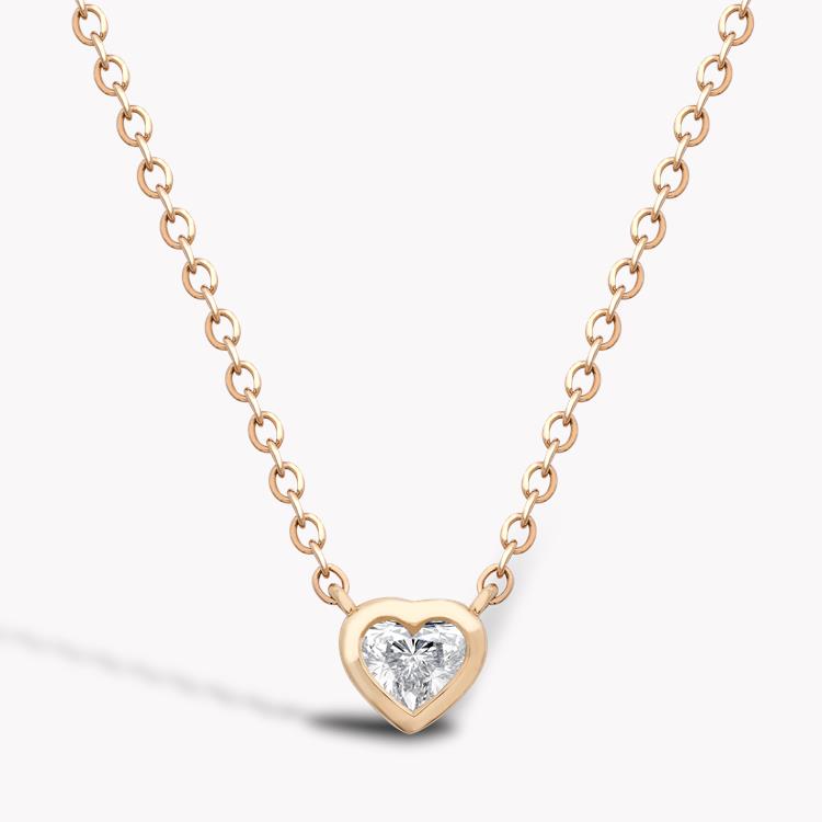 Sundance Diamond Necklace Heartshaped, Rubover Set_1