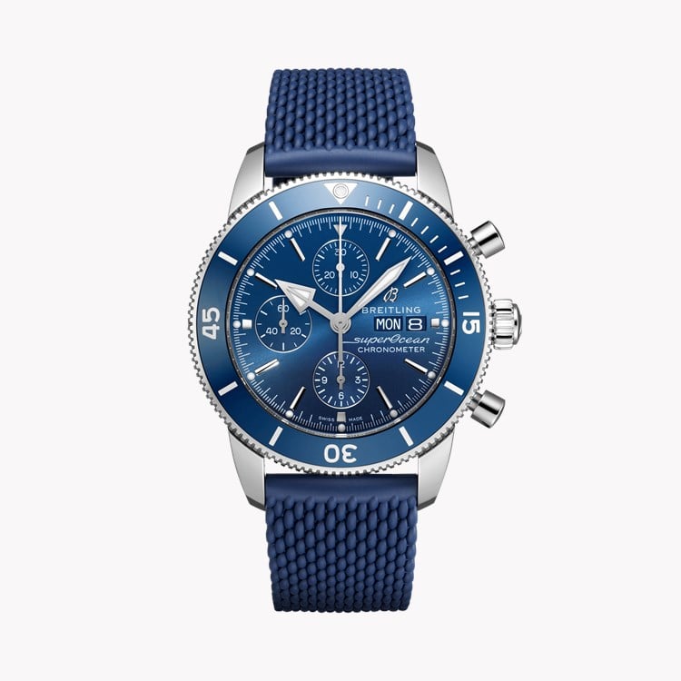 Breitling Superocean Heritage II 44mm, Blue Dial, Baton Numeral_1