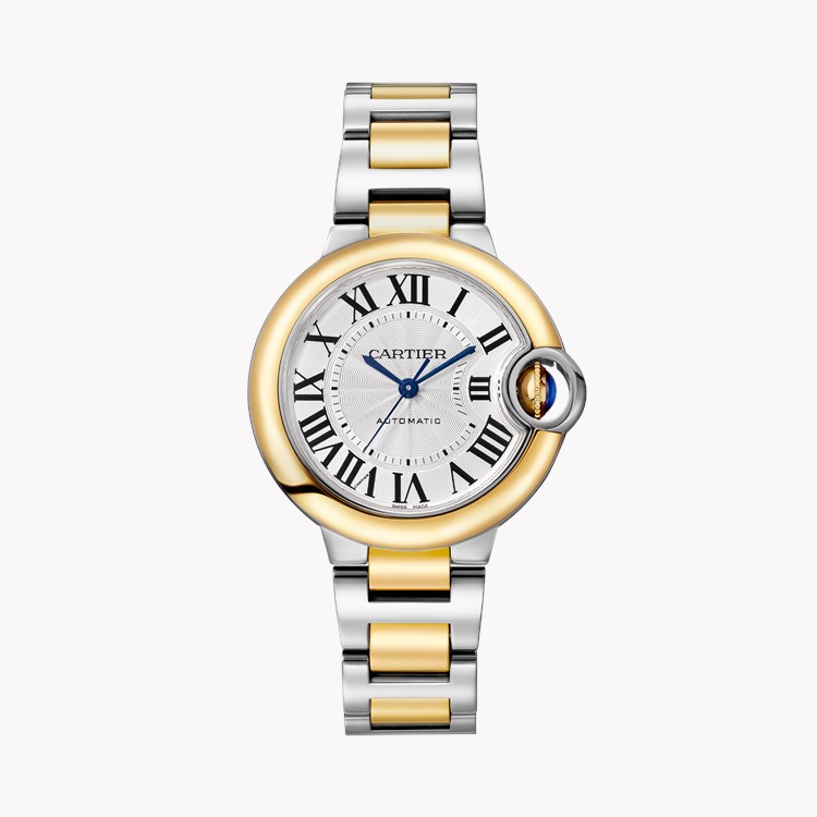 Cartier Ballon Bleu de Cartier 33mm, Silver Dial, Roman Numerals_1