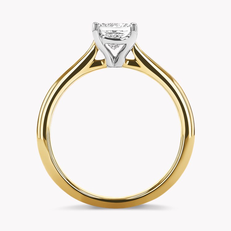 1.00CT Diamond Solitaire Ring Princess Cut, Solitaire, Four Claw Set_3