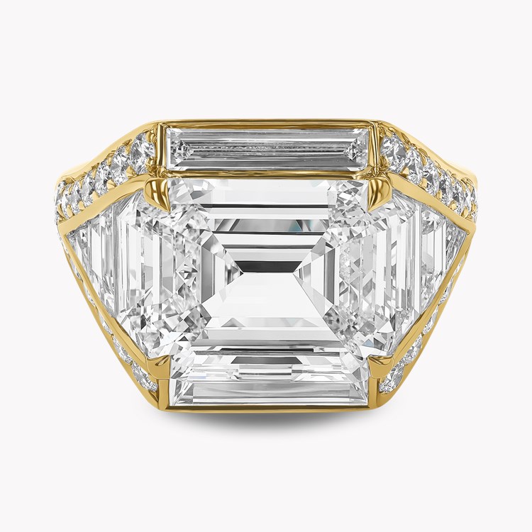 Masterpiece Astoria 5.03ct Diamond Cluster Ring Emerald Cut, Claw Set_2