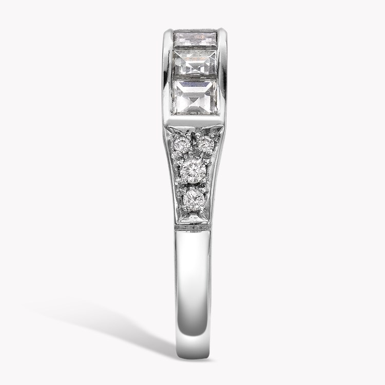 Antrobus 1.22ct Diamond Half Eternity Ring Carré Cut, Channel Set_4