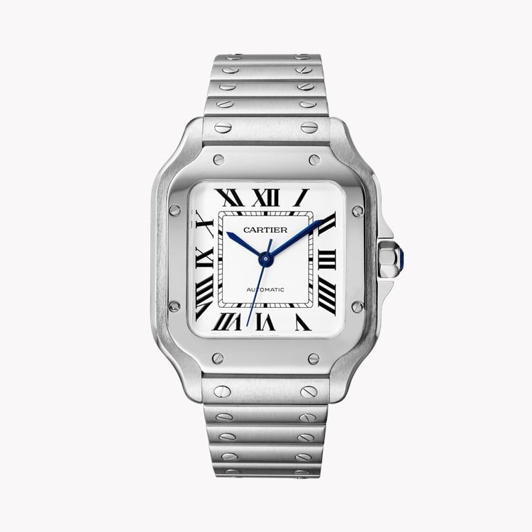 Cartier Santos de Cartier 35.1mm, White Dial, Roman Numerals_1