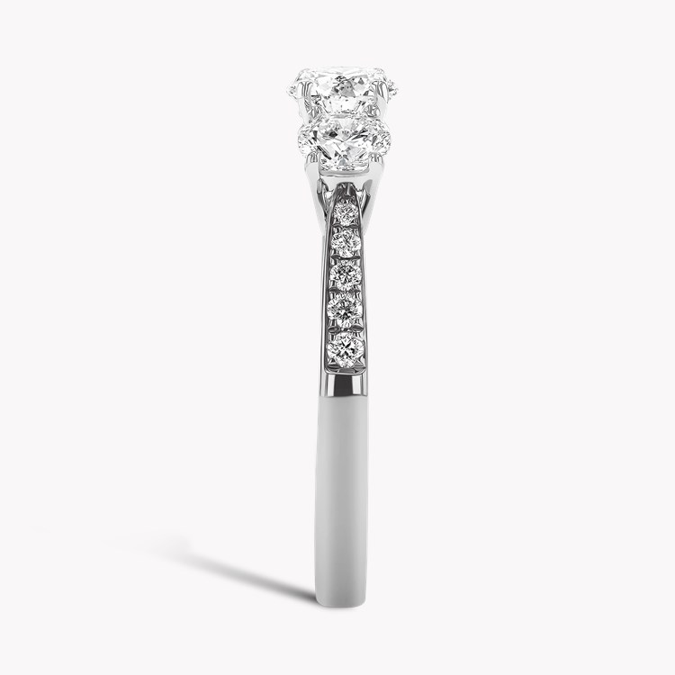 Duchess 0.60ct Diamond Three Stone Ring Brilliant cut, Claw set_4