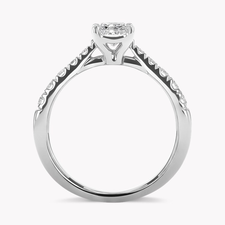 Celestial 0.59ct Diamond Solitaire Ring Princess Cut, Claw Set_3