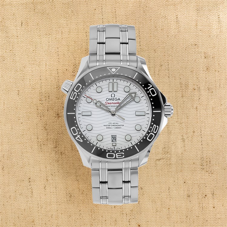 Omega on sale white dial