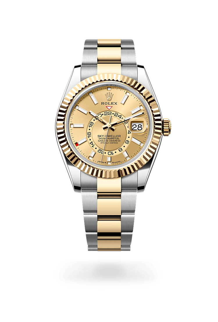 Rolex Sky Dweller in Yellow Rolesor combination of Oystersteel and yellow gold M336933 0001