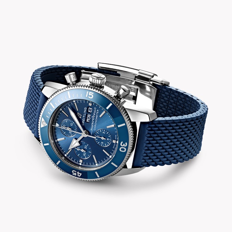 Breitling Superocean Heritage II 44mm, Blue Dial, Baton Numeral_4