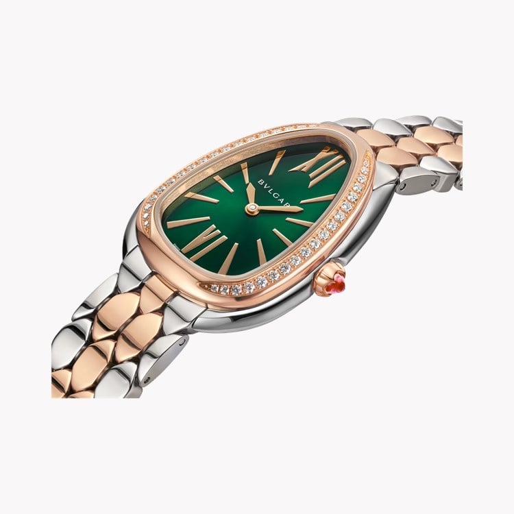 Bvlgari serpenti discount green dial