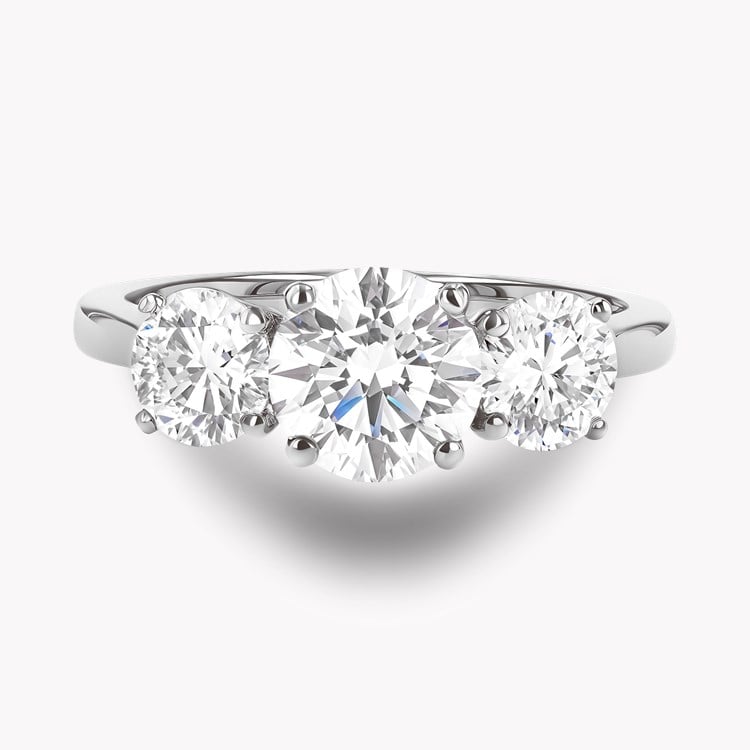 Trilogy 2.20ct Diamond Three Stone Ring Brilliant cut, Claw set_2