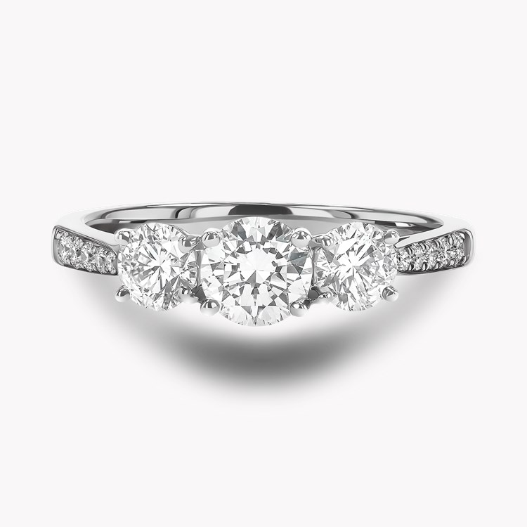 Duchess 0.60ct Diamond Three Stone Ring Brilliant cut, Claw set_2