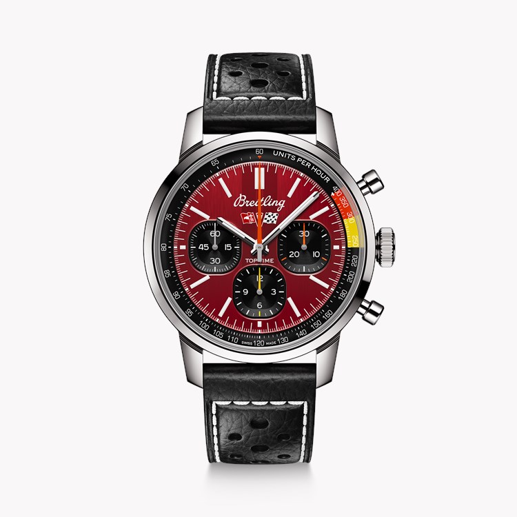 Breitling Top Time B01 Chevrolet Corvette 41mm, Red Dial, Baton Numerals_1