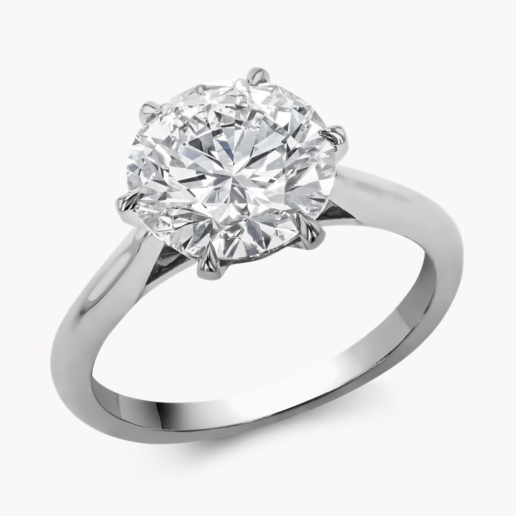 Classic Six Claw 3.51ct Diamond Solitaire Ring Brilliant cut, Claw set_1