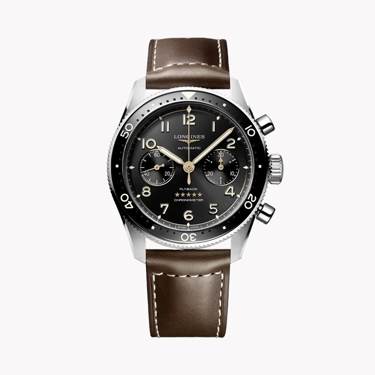 Longines Spirit Flyback 42mm, Black Dial, Arabic Numerals_1