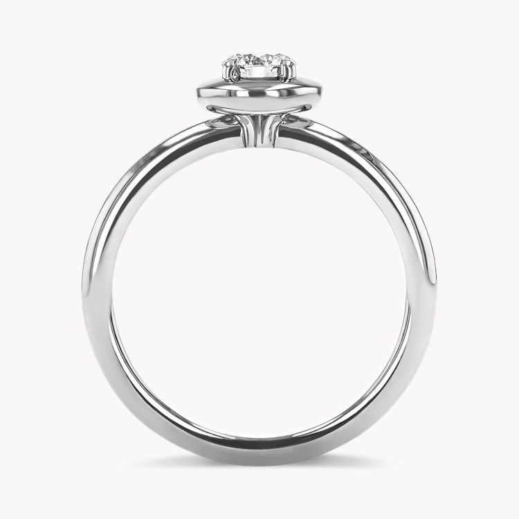 Skimming Stone 0.30ct Diamond Solitaire Ring Brilliant cut, Claw set_3