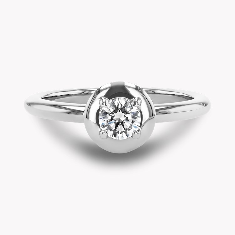 Skimming Stone 0.30ct Diamond Solitaire Ring Brilliant cut, Claw set_2