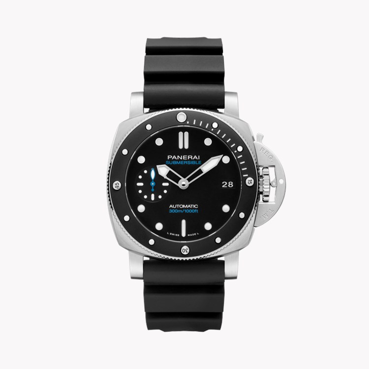 Panerai Summersible - 42mm 42mm, Black Dial, Dot Numerals_1