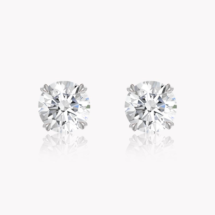 Windsor 2.04ct Diamond Stud Earrings Brilliant cut, Claw set_1