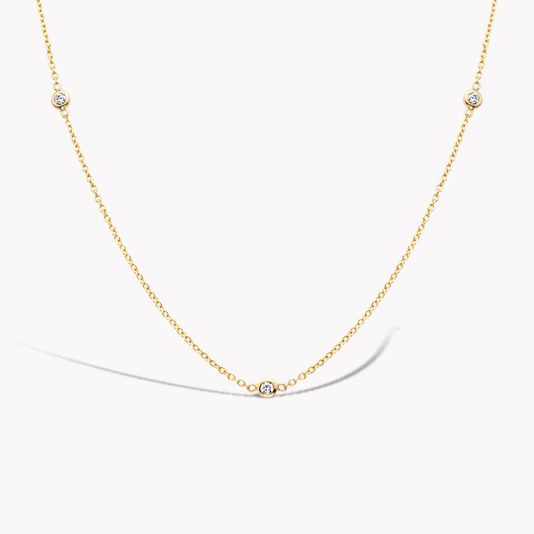 Sundance Diamond Necklace Brilliant Cut, Rub Over Set_2