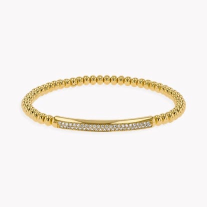 Bohemia 0.53ct Large Expandable Diamond Bracelet in 18ct Yellow Gold