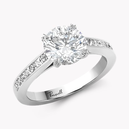 Gatsby 2.01ct Diamond Solitaire Ring in Platinum