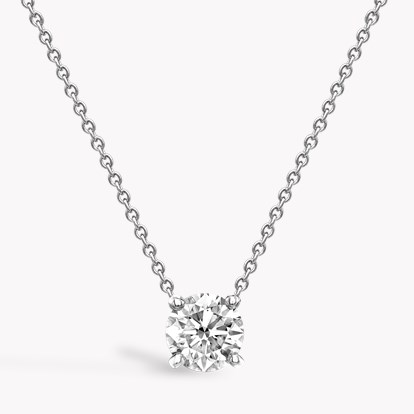 Brilliant Cut 1.05ct Diamond Pendant in 18ct White Gold 1.05ct in 18ct White Gold