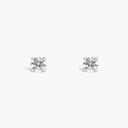 Diamond Stud Earrings 0.36ct in 18ct White Gold