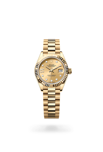 Rolex Lady-Datejust Oyster, 28 mm, yellow gold