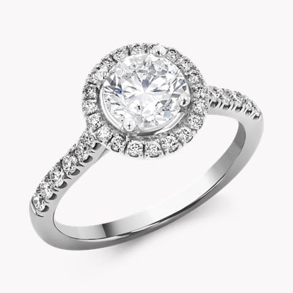 Celestial 1.01ct Diamond Cluster Ring in Platinum