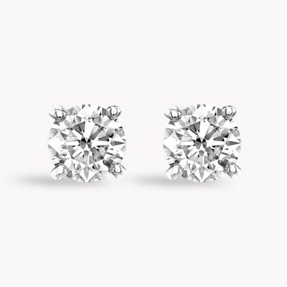 Brilliant Cut Diamond Stud Earrings 4.91ct in 18ct White Gold