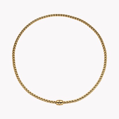 FOPE Solo Flex'It 0.01ct Diamond Necklace in 18ct Yellow Gold