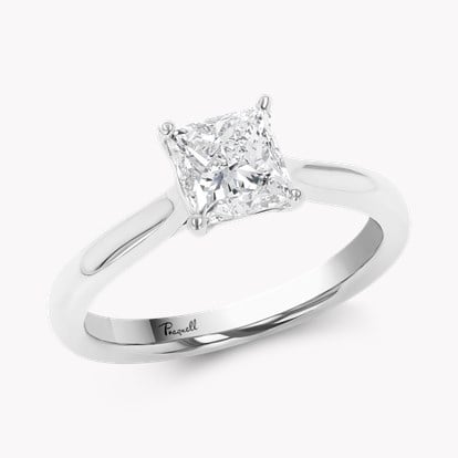 1.20ct Diamond Solitaire Ring - 2.3mm Width Platinum Gaia Setting