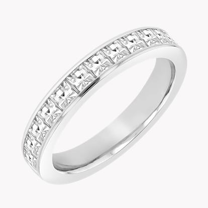 French Cut Diamond Eternity Ring 2.70ct in Platinum