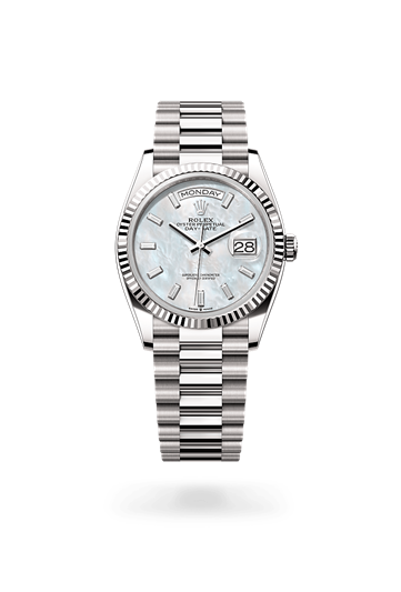 Rolex day date mother of pearl dial sale