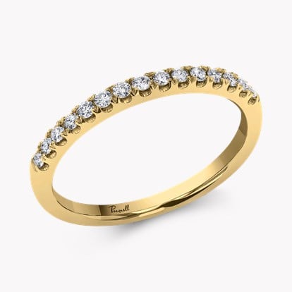 Celestial 0.22ct Diamond Half Eternity Ring in 18ct Yellow Gold