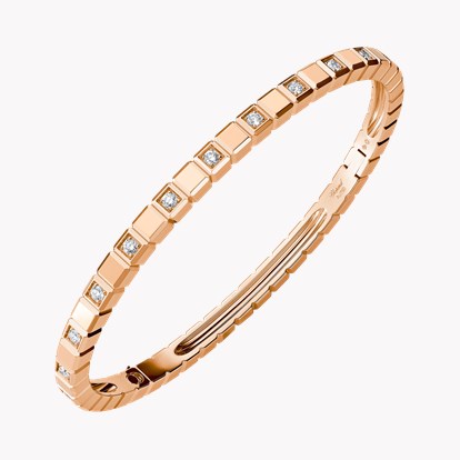 Chopard Ice Cube Diamond Bangle 0.89ct in 18ct Rose Gold - Brilliant ...