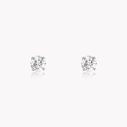 Windsor Diamond Stud Earrings 0.49ct in 18ct White Gold