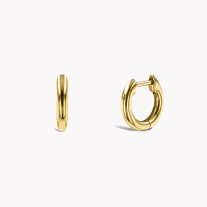 Small Hoop Earrings 19mm in 18ct Yellow Gold