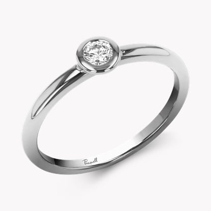 Sundance 0.15ct Diamond Solitaire Ring in 18ct White Gold