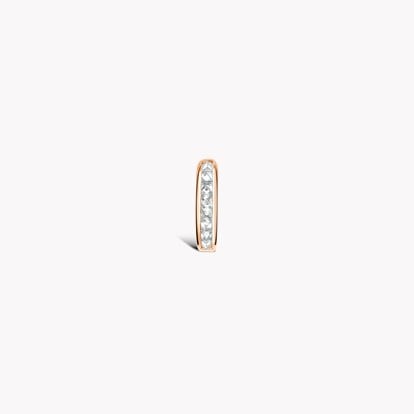 RockChic Diamond Hoop Earring 0.17ct in 18ct Rose Gold