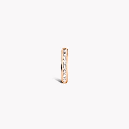 RockChic Diamond Hoop Earring 0.23ct in 18ct Rose Gold